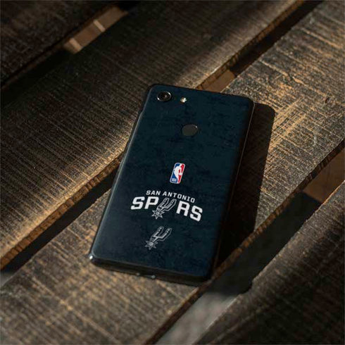 NBA San Antonio Spurs Distressed Google Pixel 3 XL Skin